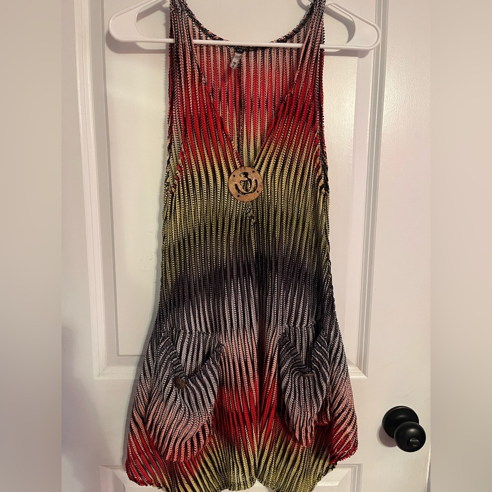 Paradise fashion woman swimwear cover up dress l